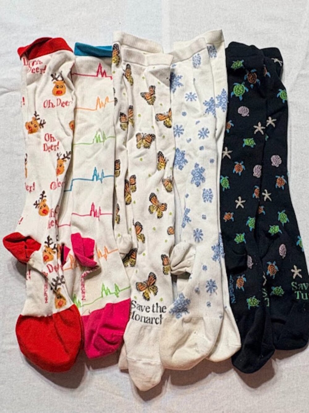 NurseMates Compression Socks Bundle-5 pair